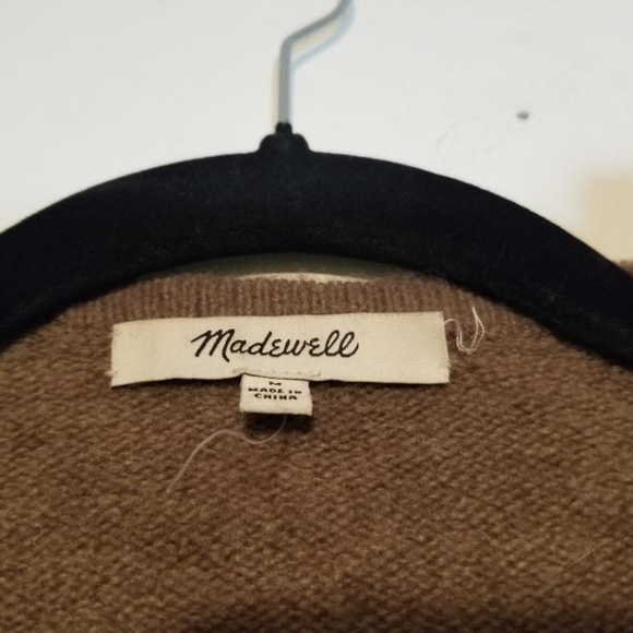 Madewell Tan Cardigan NWOT Medium - Picture 3 of 3